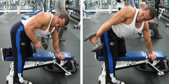 Tricep Kick Backs - Dumbbell Kickback